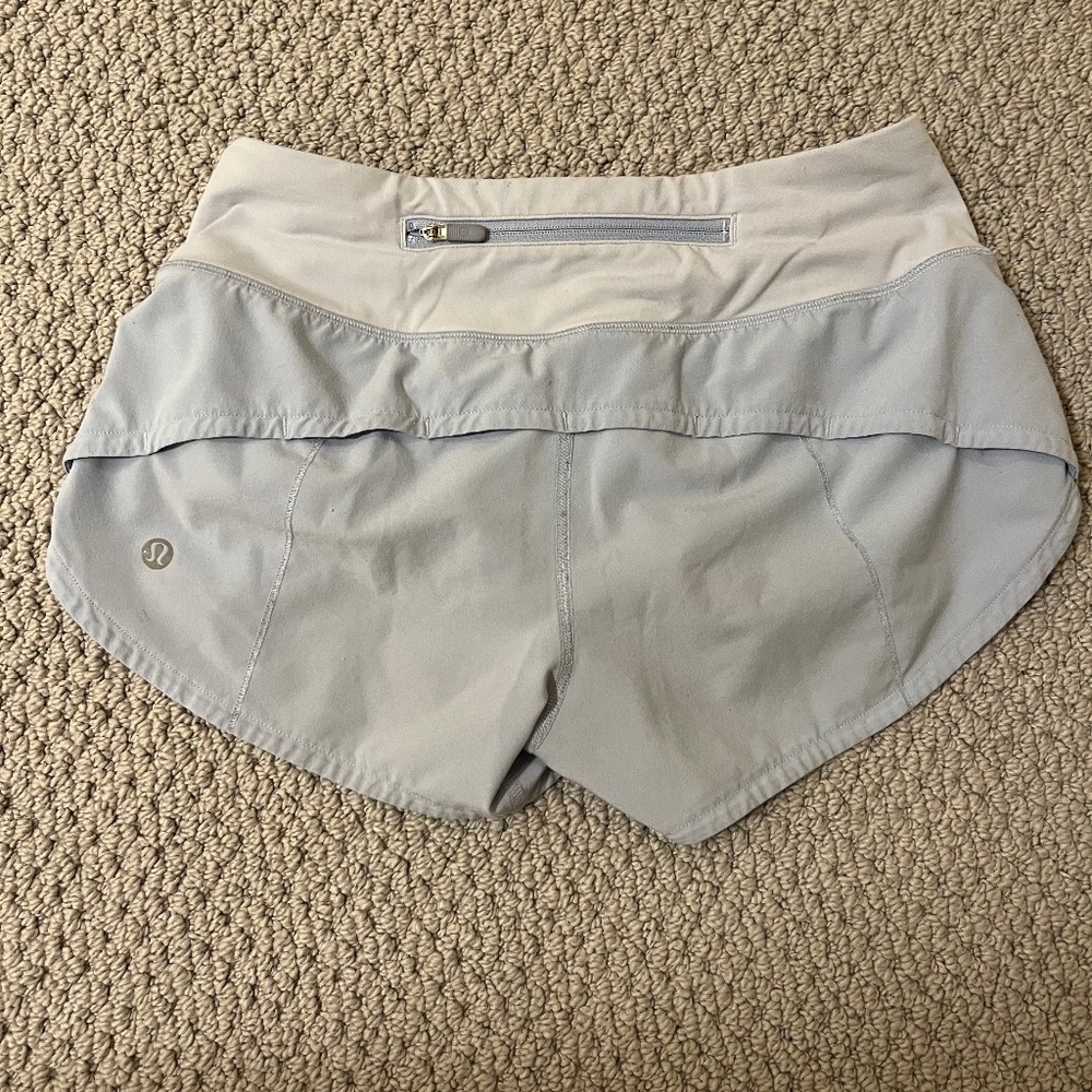 Lululemon powder blue shorts
